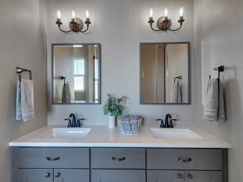 Double Vanity Installation